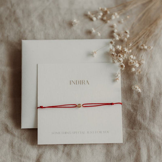 Stříbrný náramek Birthstone Silver October - Opál - Indira