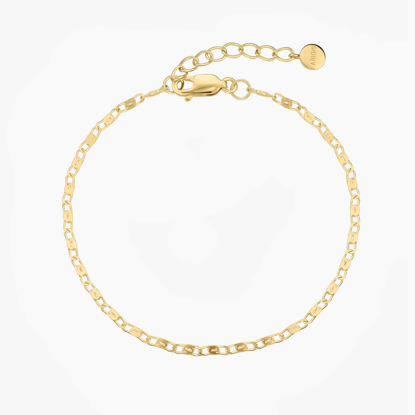 Stříbrný náramek Golden Anchor - Indira