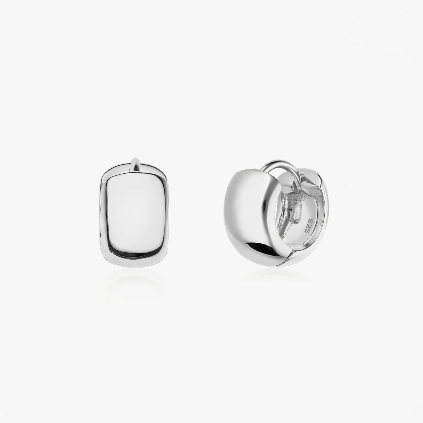 Stříbrné náušnice Bold Mini Hoops - Indira