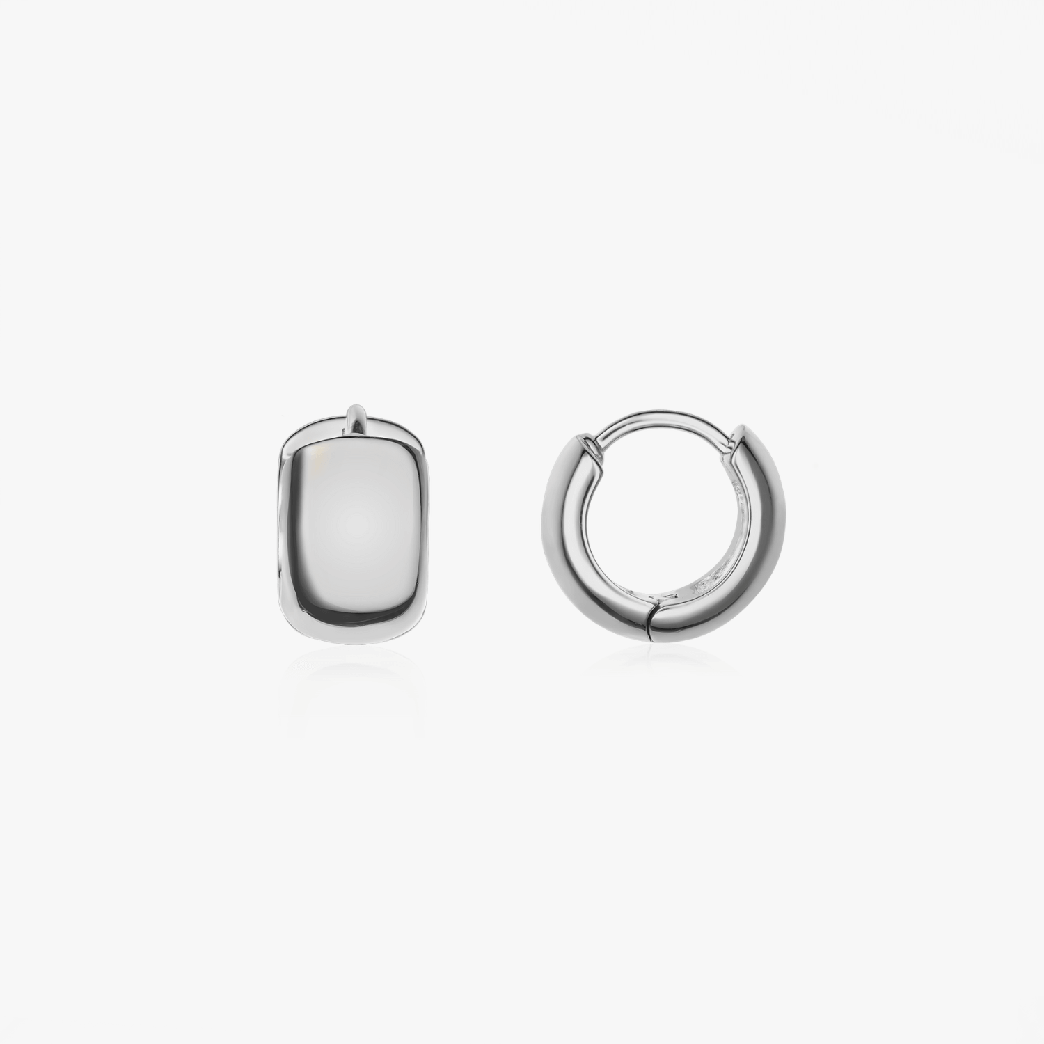 Stříbrné náušnice Bold Mini Hoops - Indira