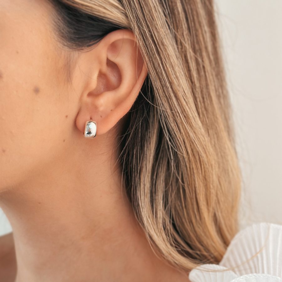 Stříbrné náušnice Bold Mini Hoops - Indira