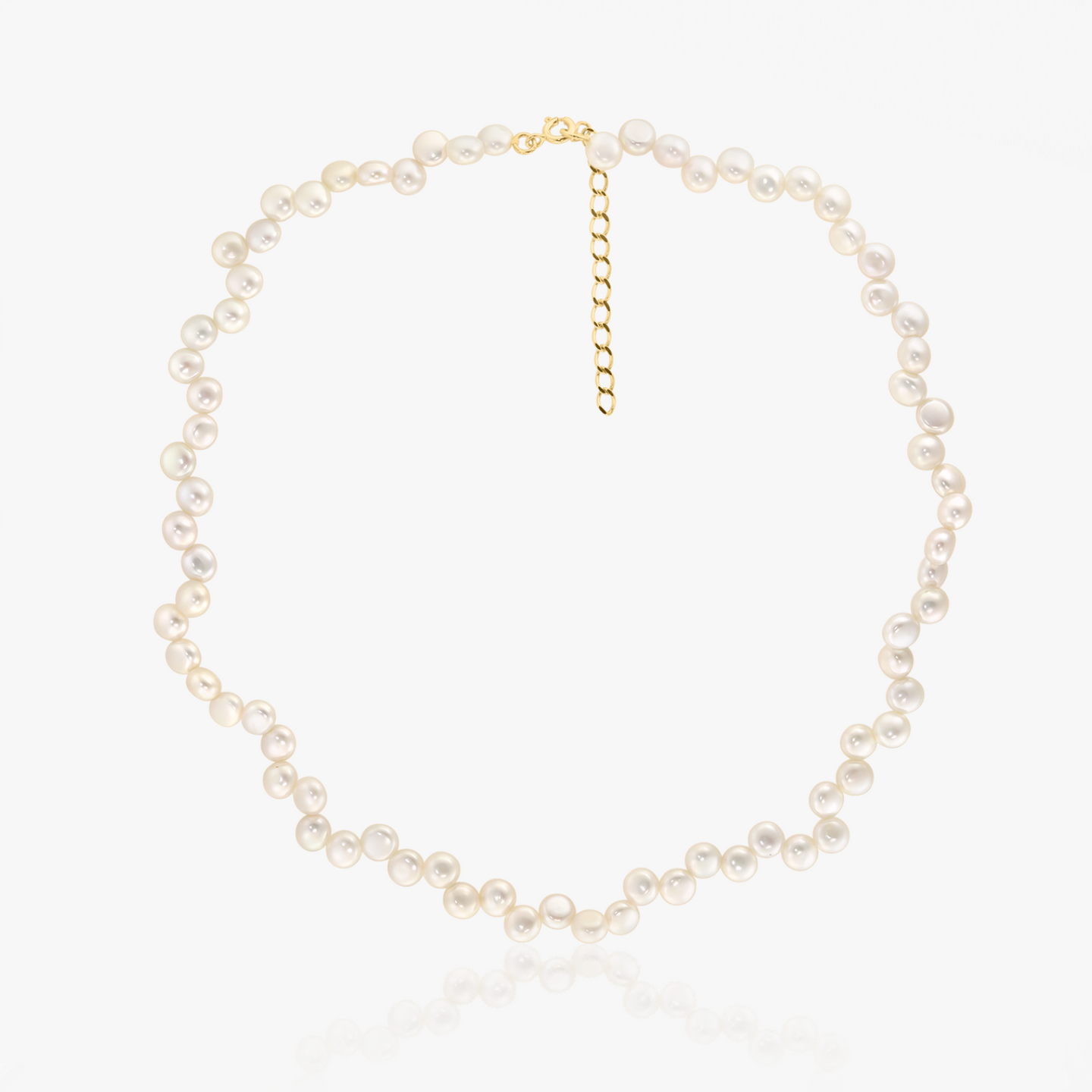 Colier din argint Golden Harmony - Perle Naturale - Indira