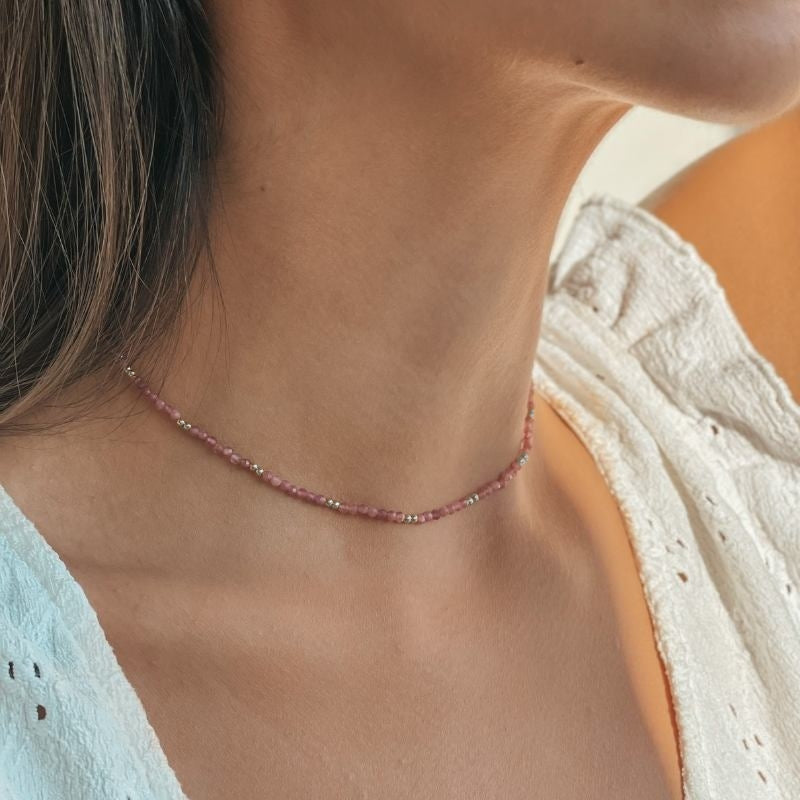 Stříbrný náhrdelník SummerScape - Turmalín - Indira