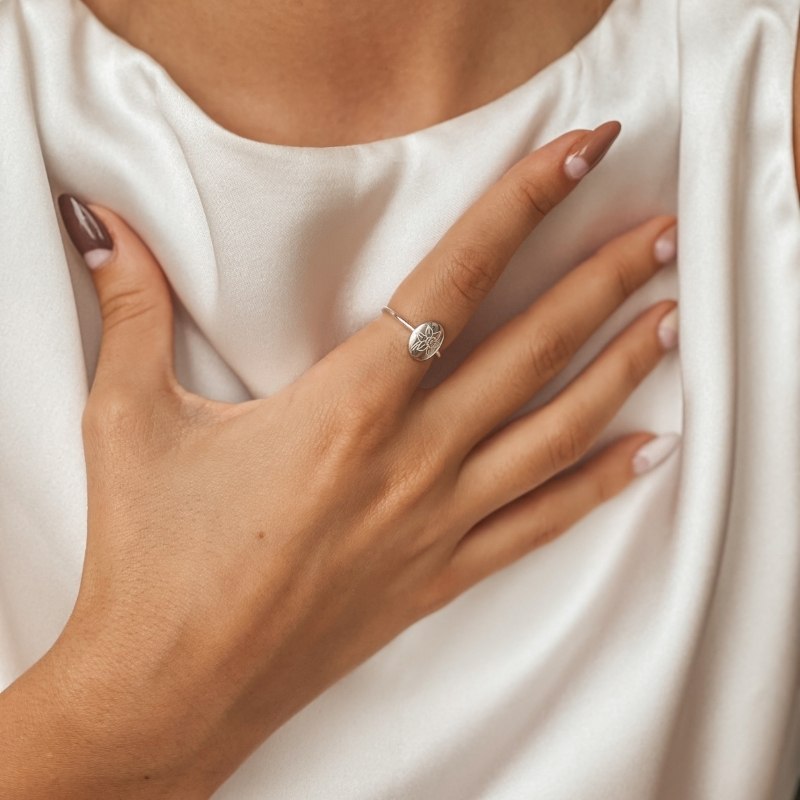 Stříbrný prsten Birth Flower - March Daffodil - Indira