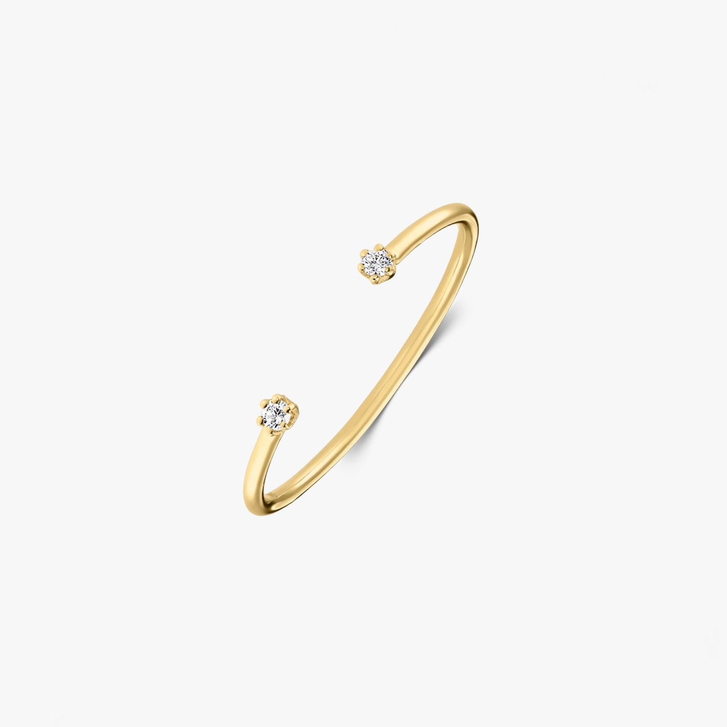 Zlatý prsten Ava – Diamanty - Indira