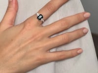 Inel din argint Faerie - Topaz Blue London