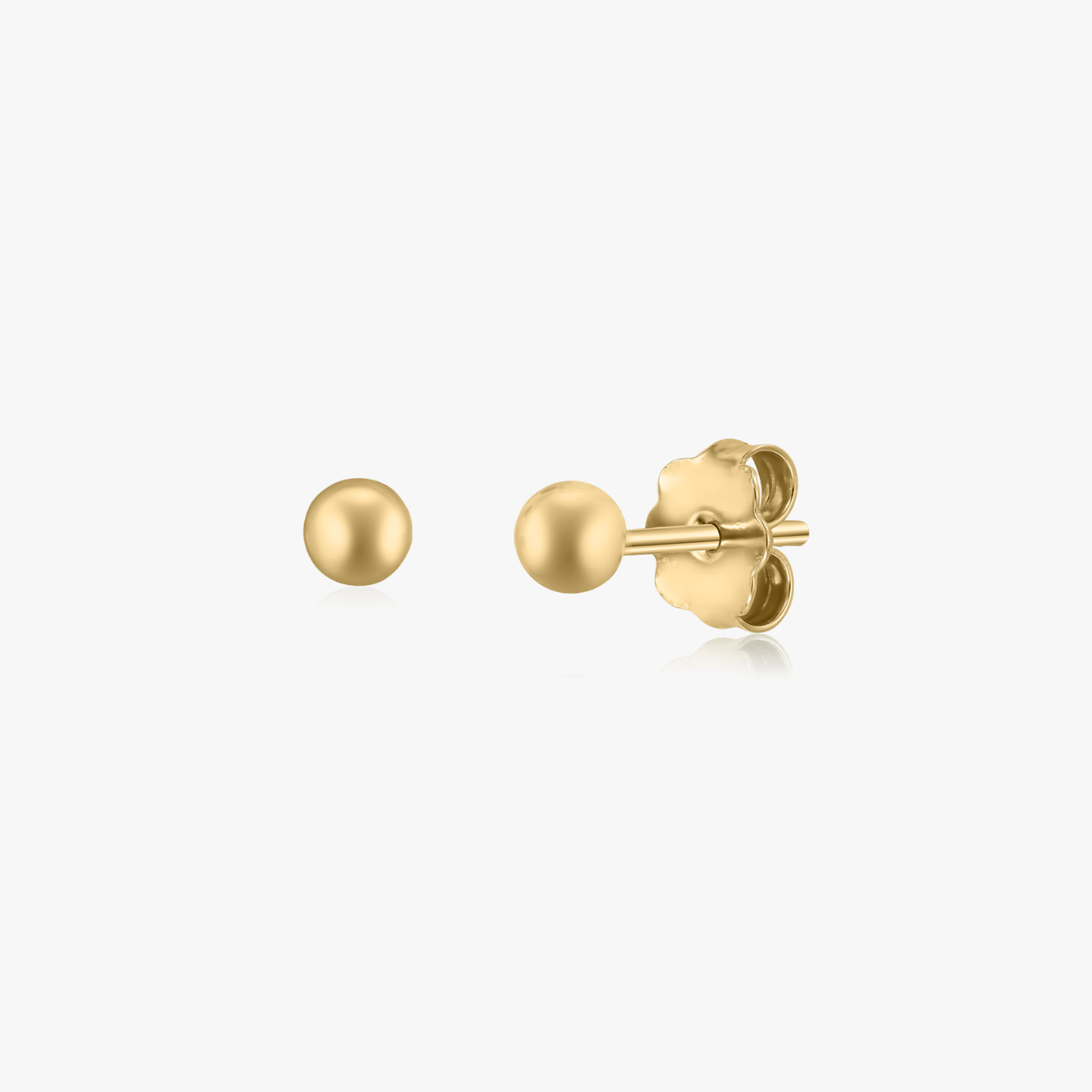 Zlaté náušnice Golden Sphere - Indira