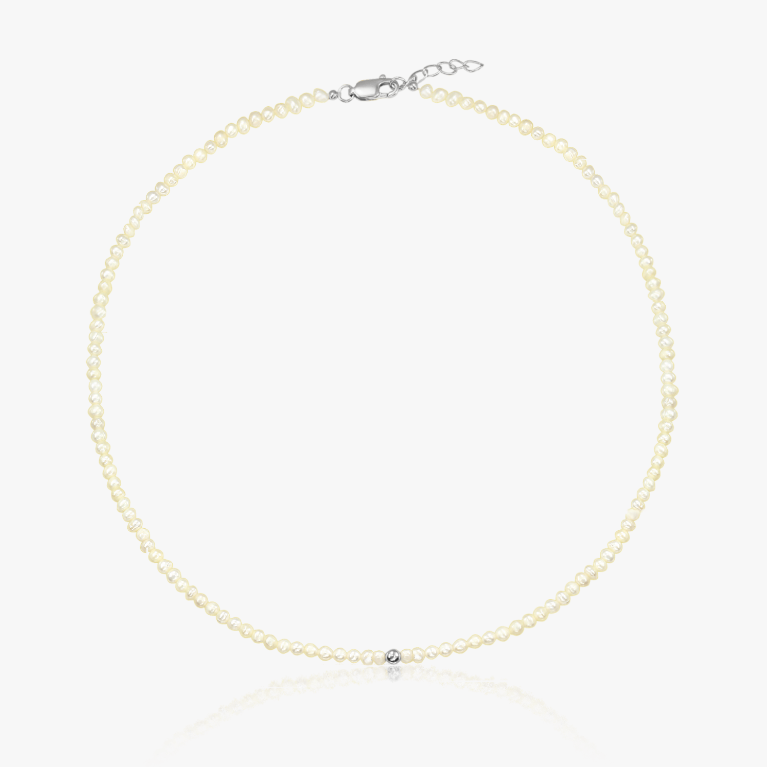 Colier din argint Glamour - Perle Naturale - Indira