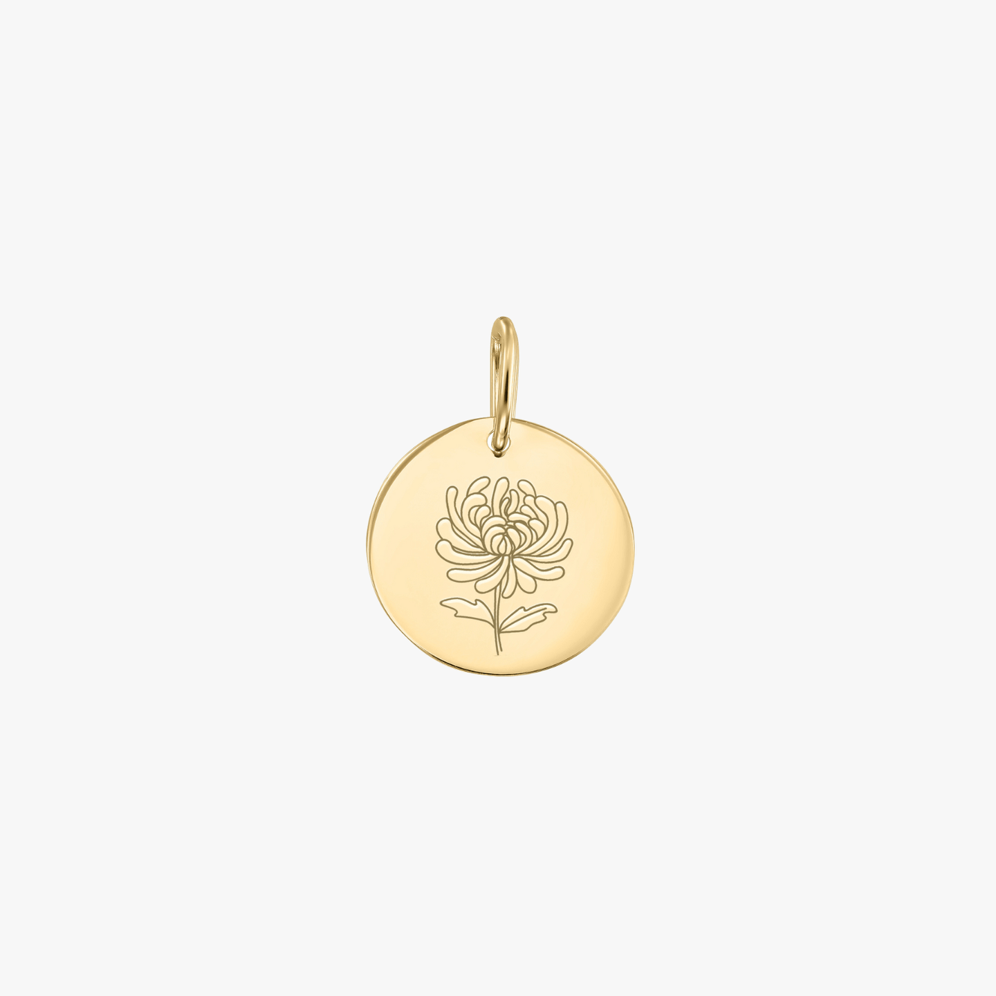 Zlatý přívěsek Birth Flower - listopadová chryzantéma - Indira