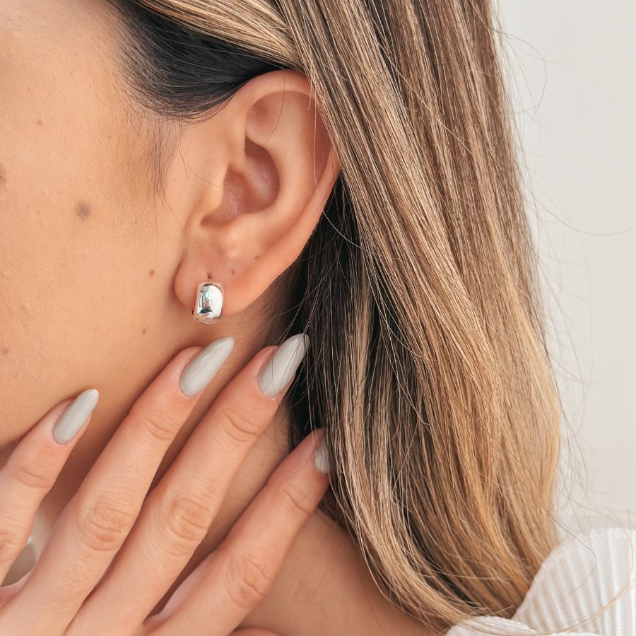 Stříbrné náušnice Bold Mini Hoops - Indira