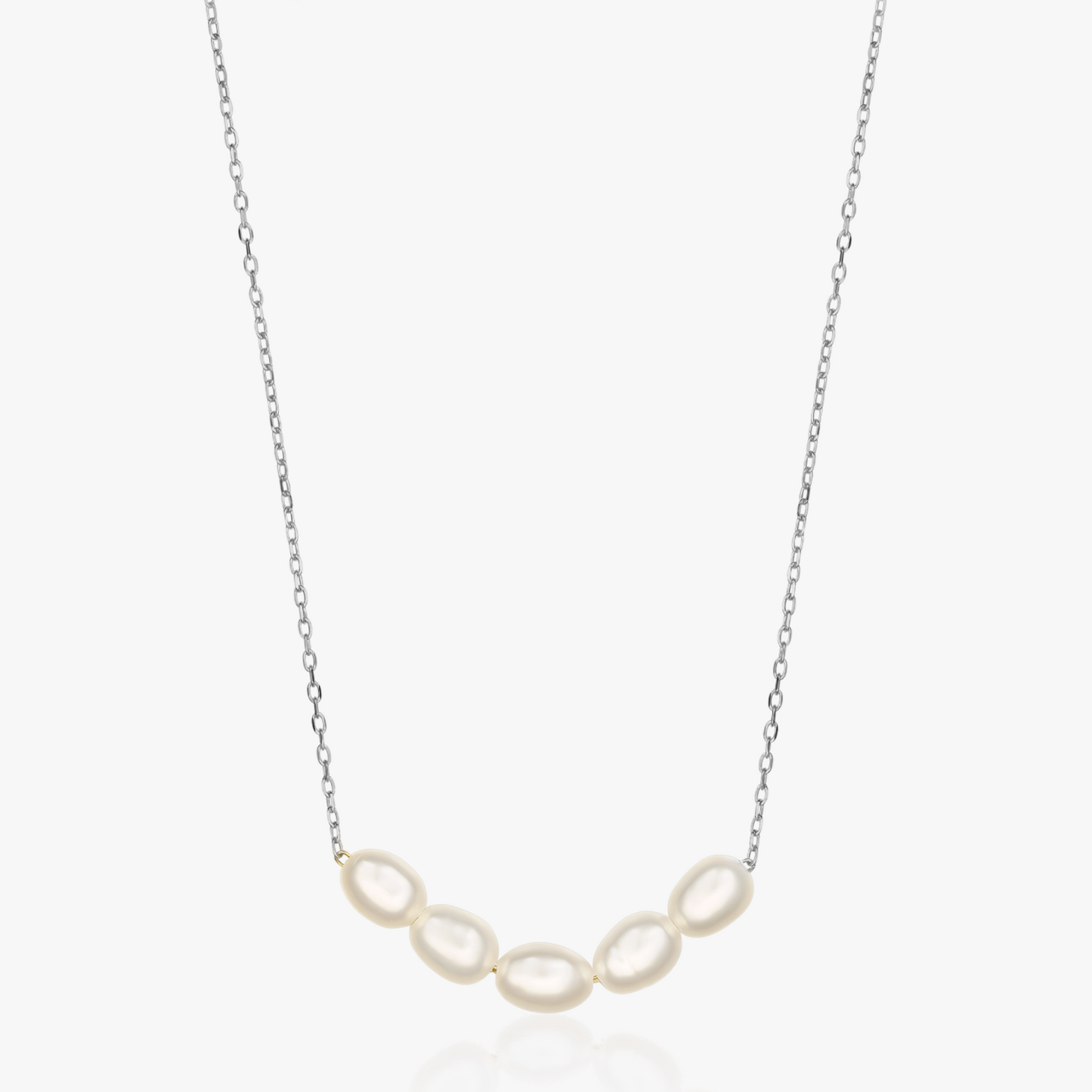 Colier din argint Maia - Perle Naturale - Indira
