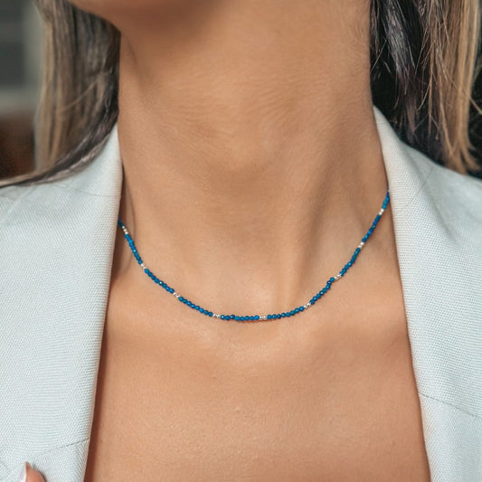Stříbrný náhrdelník SummerScape - Lapis Lazuli - Indira