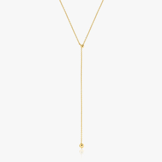 Colier din argint placat cu aur Bola - Indira