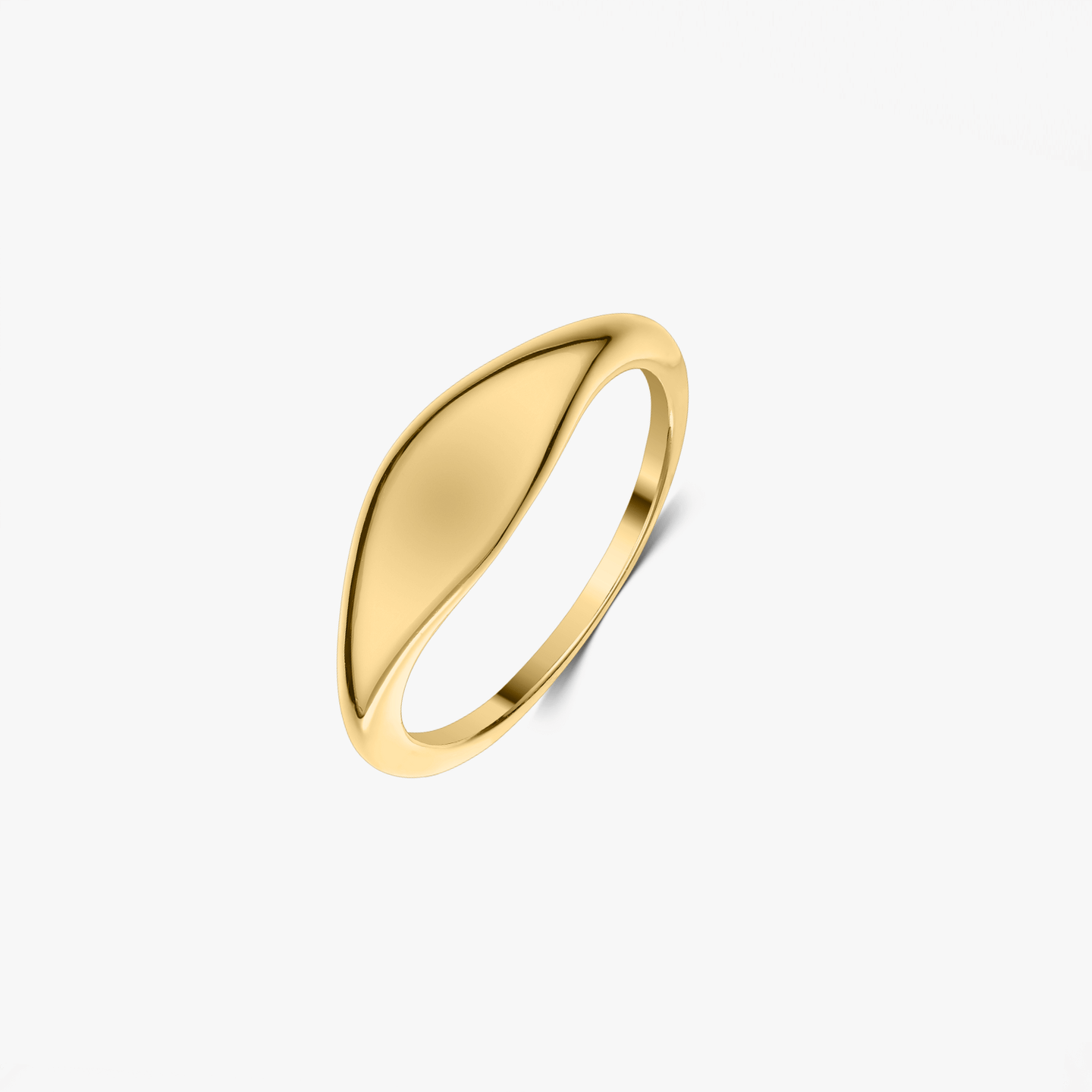 Stříbrný prsten Golden Mini Dome - Indira