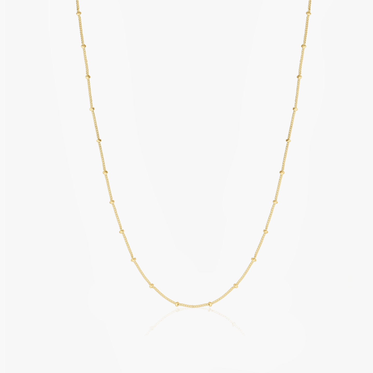 Lanț din argint Golden Beaded - Indira