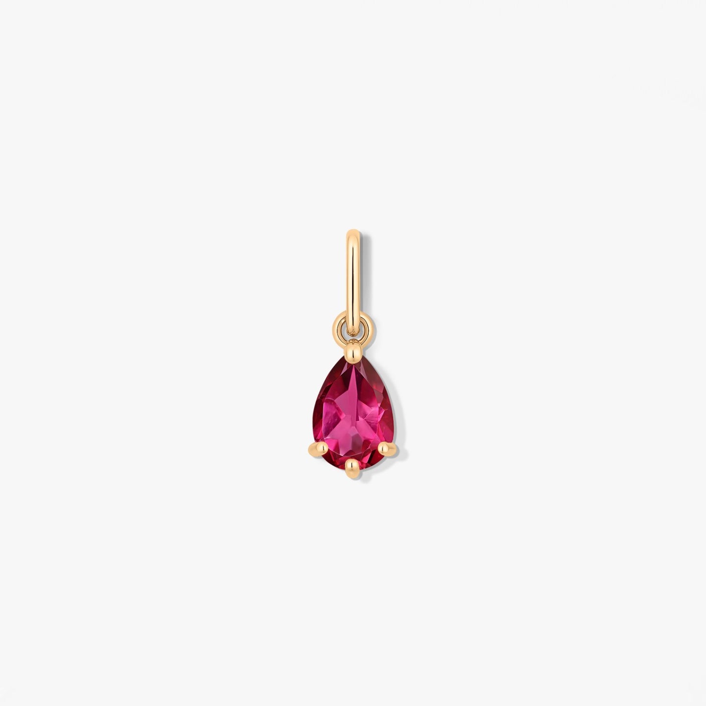 Přívěsek ze zlata Birthstone October - Růžový Topaz