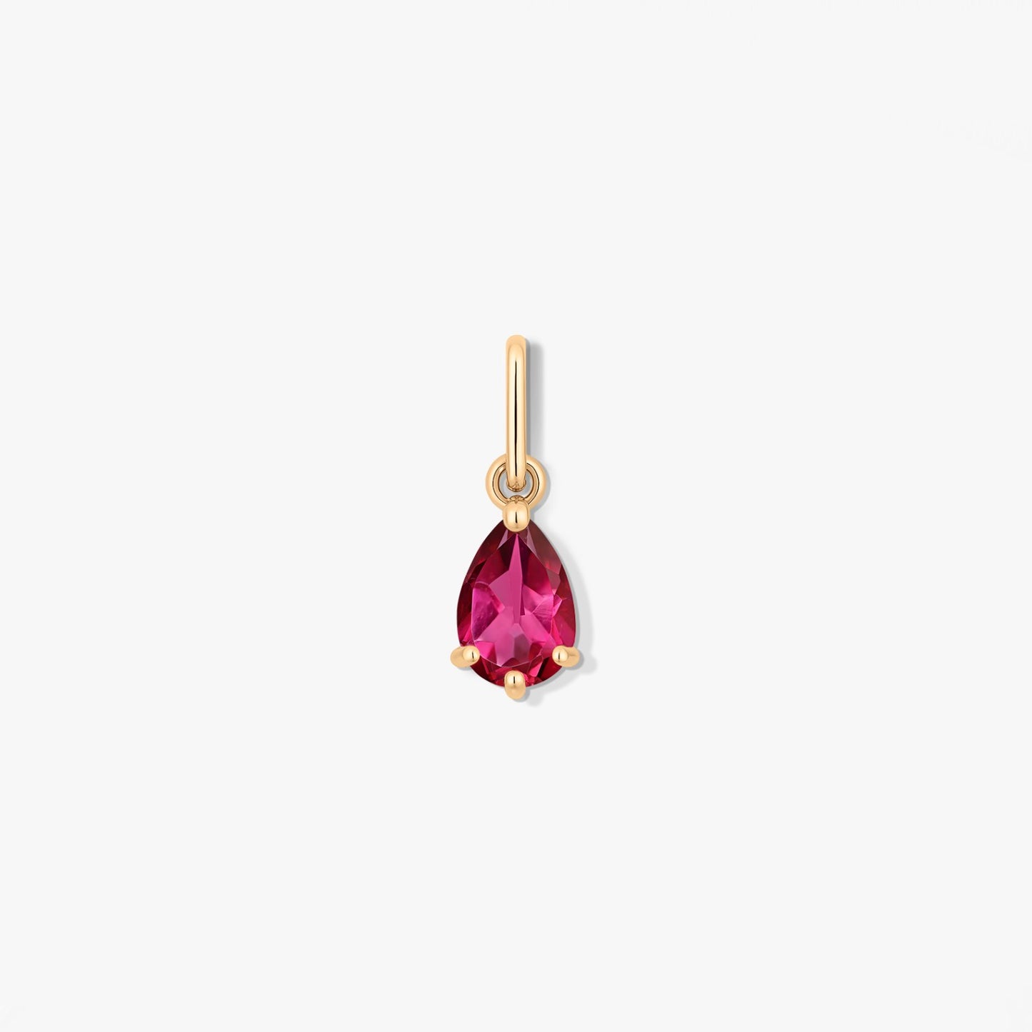 Přívěsek ze zlata Birthstone October - Růžový Topaz