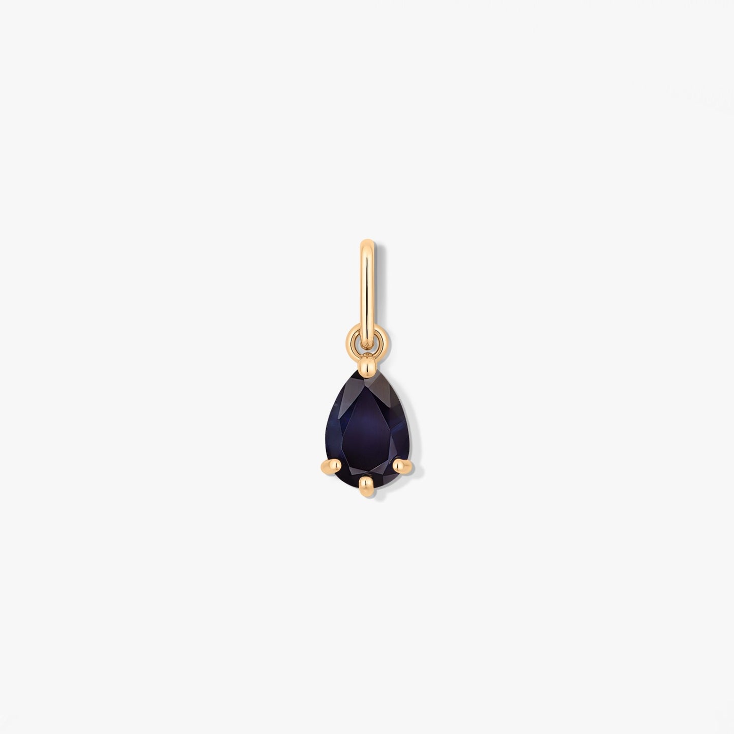 Pandantiv din aur Birthstone September - Safir