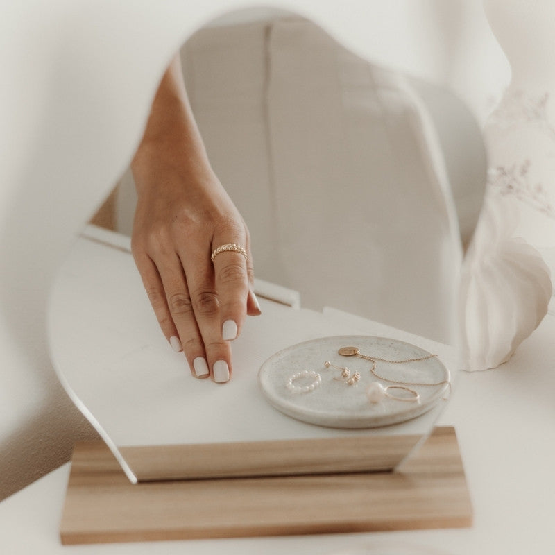 Stříbrný prsten Golden Petit Brioche - Indira