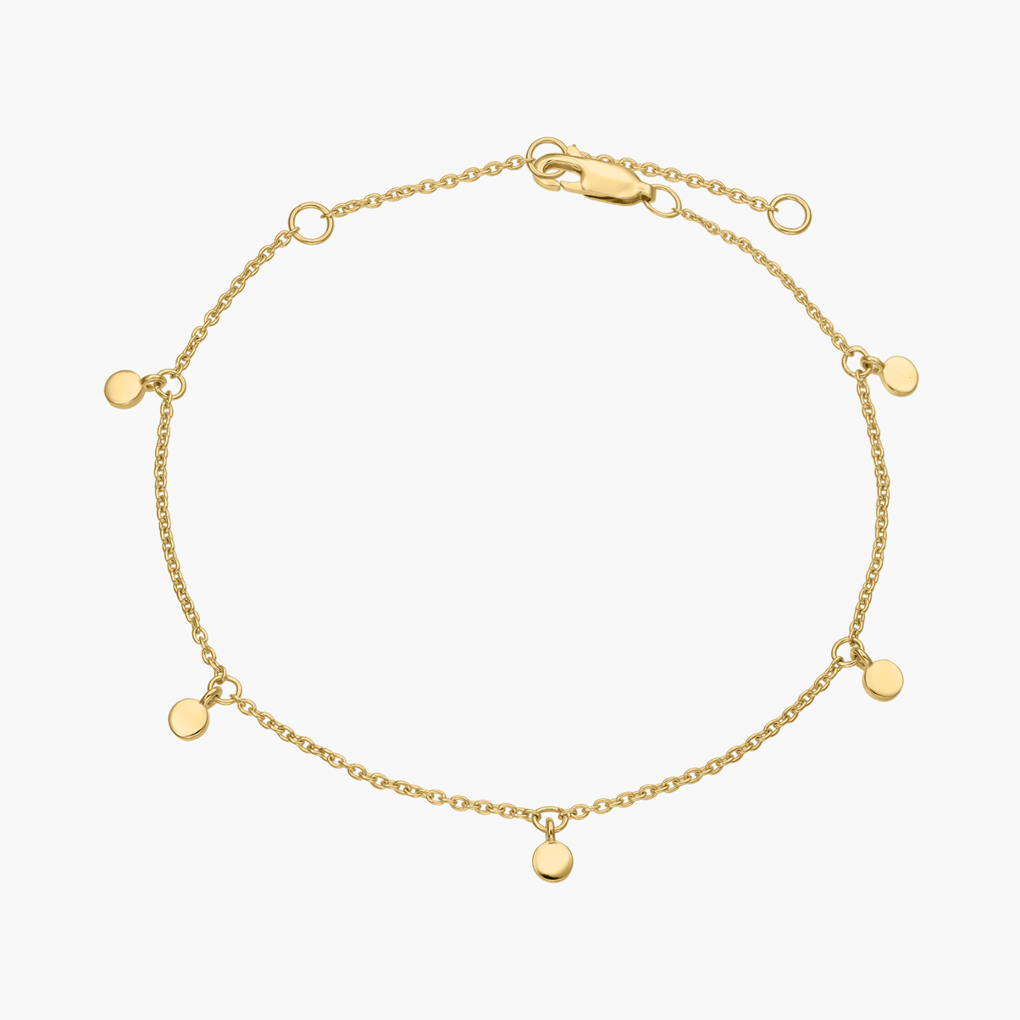 Stříbrný náramek Golden Allegra - Indira