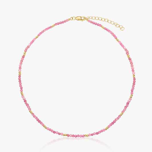 Stříbrný náhrdelník Golden SummerScape - Turmalín - Indira