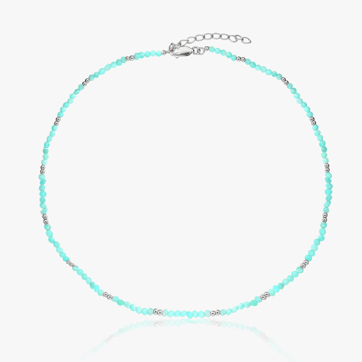 Stříbrný náhrdelník SummerScape - Amazonit - Indira