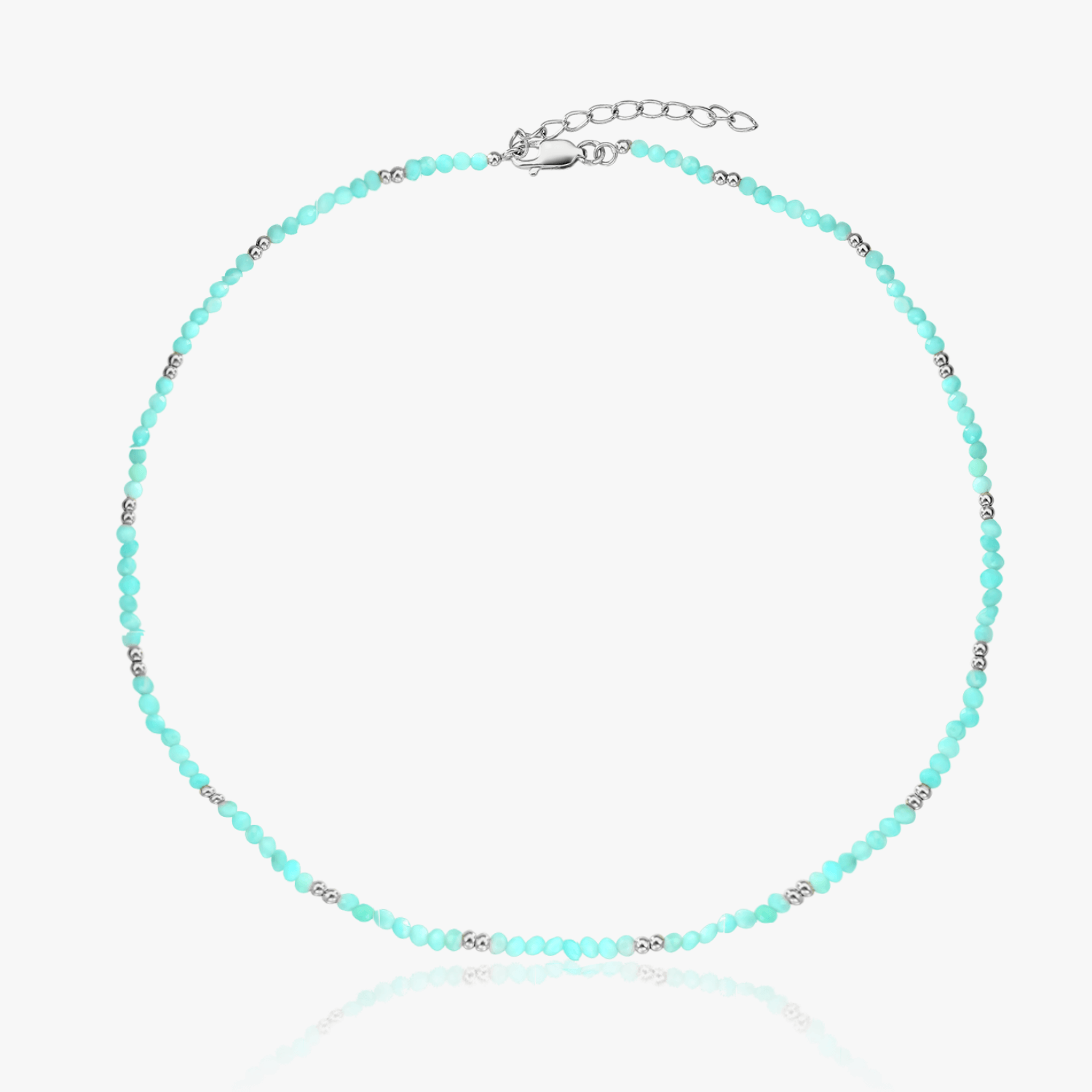 Stříbrný náhrdelník SummerScape - Amazonit - Indira