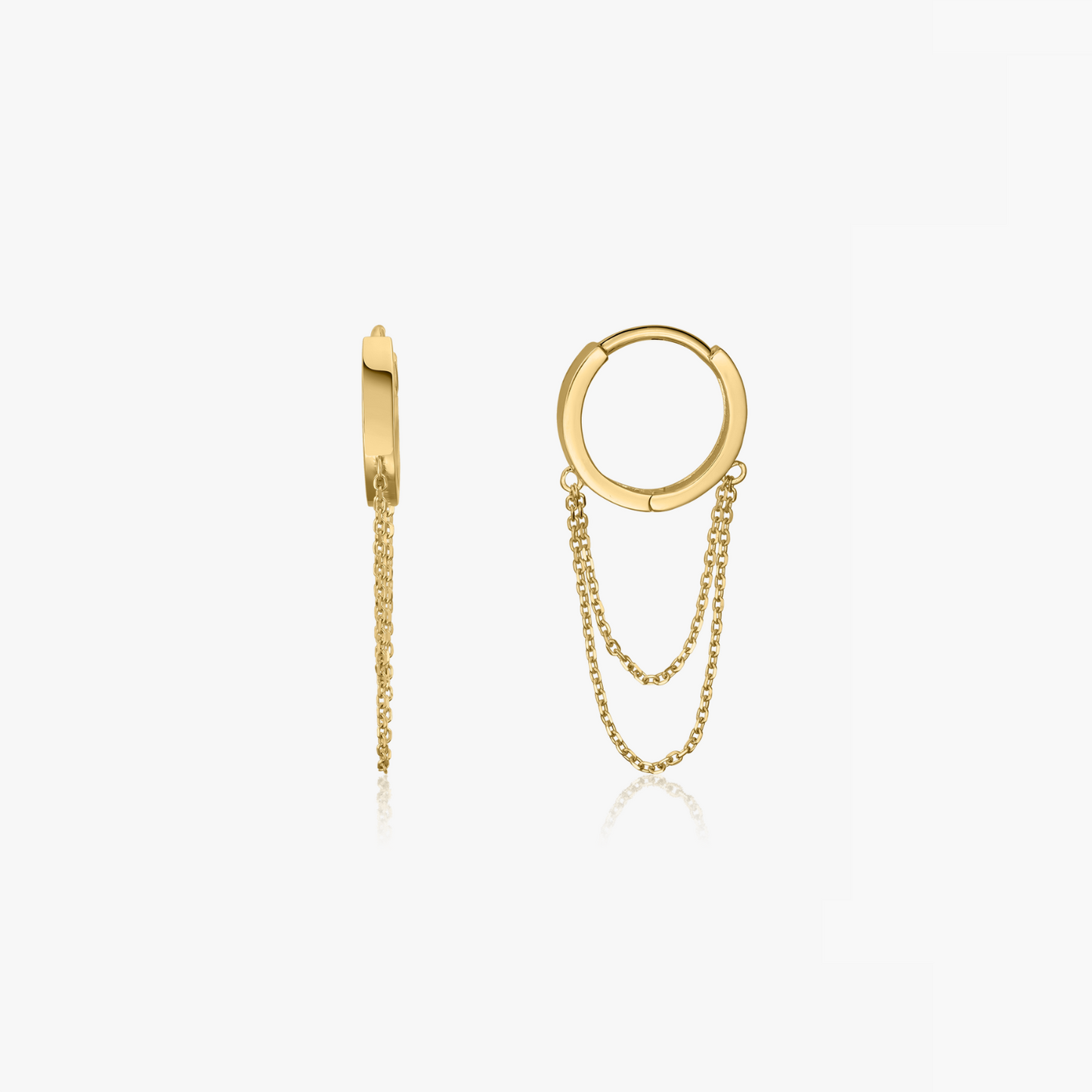 Zlaté náušnice Cindy - Indira