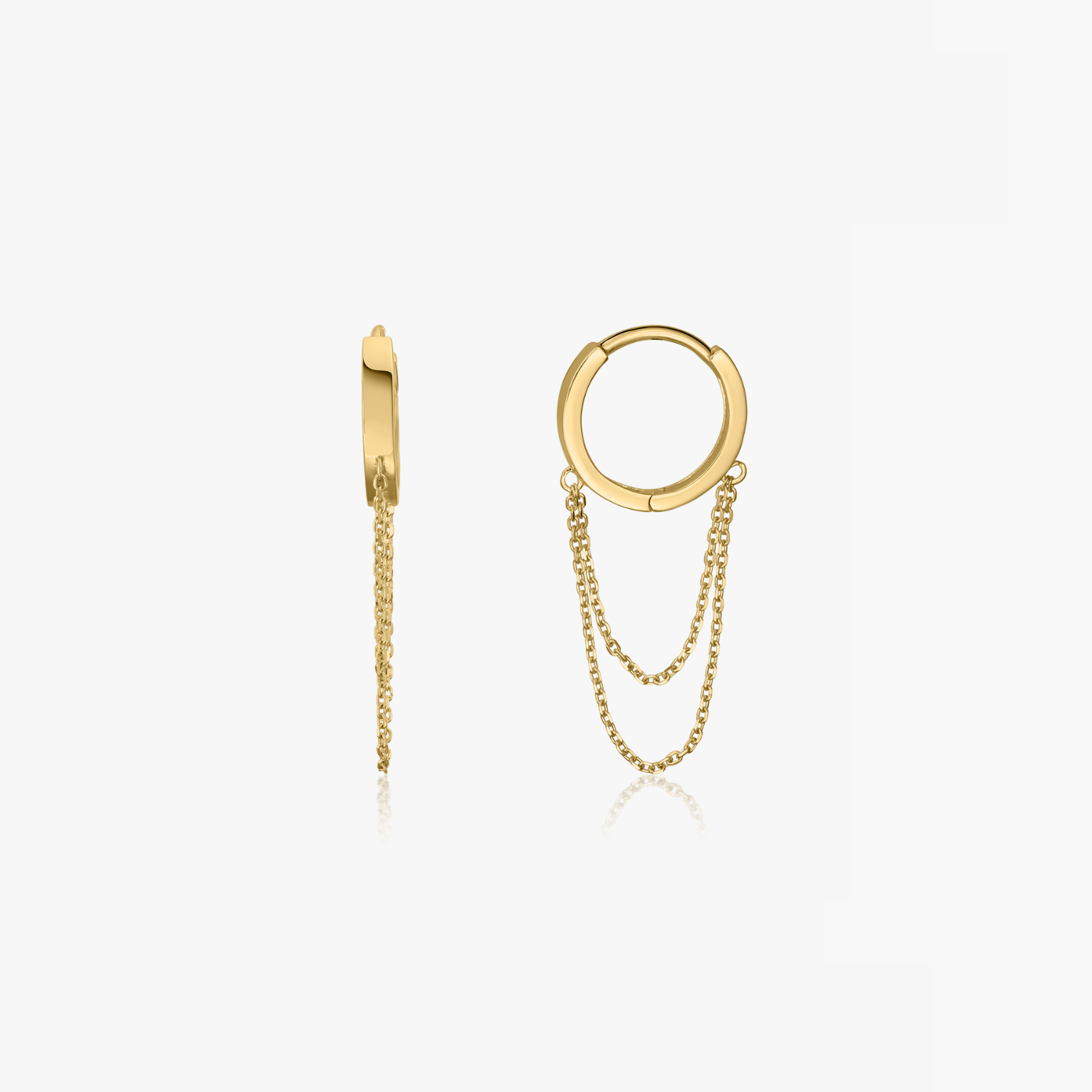 Zlaté náušnice Cindy - Indira