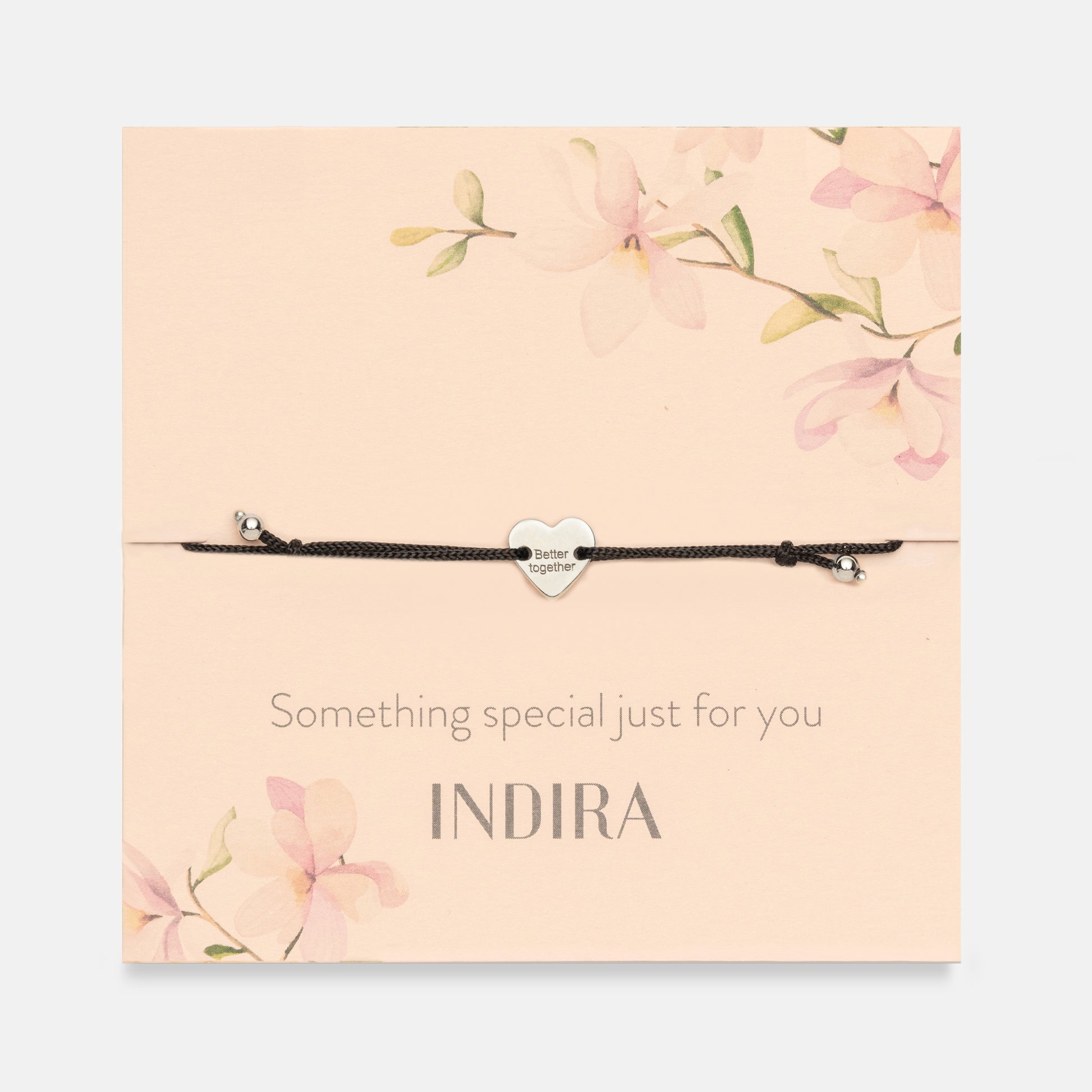 Brățară șnur din argint Better Together - Indira