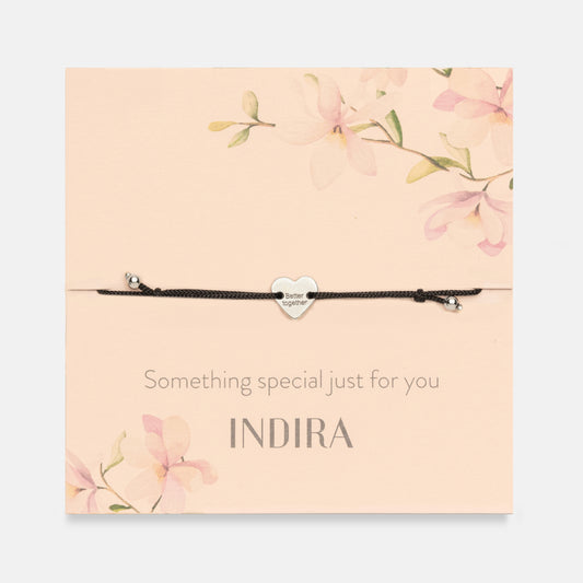 Brățară șnur din argint Better Together - Indira