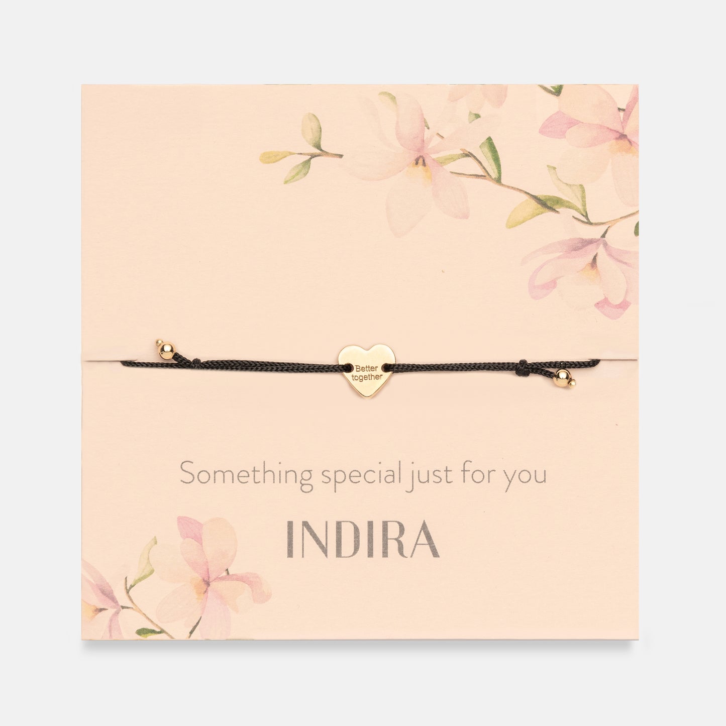Brățară șnur din argint Golden Better Together - Indira