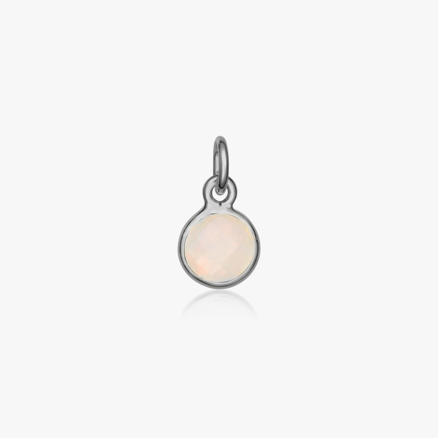 Přívěsek ze stříbra Birthstone October - Opál - Indira