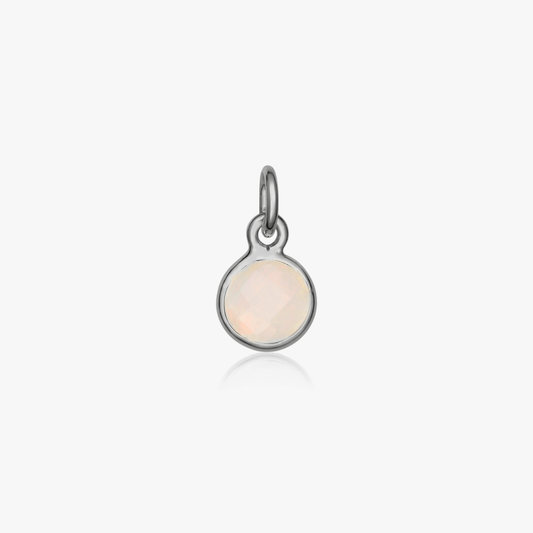 Přívěsek ze stříbra Birthstone October - Opál - Indira