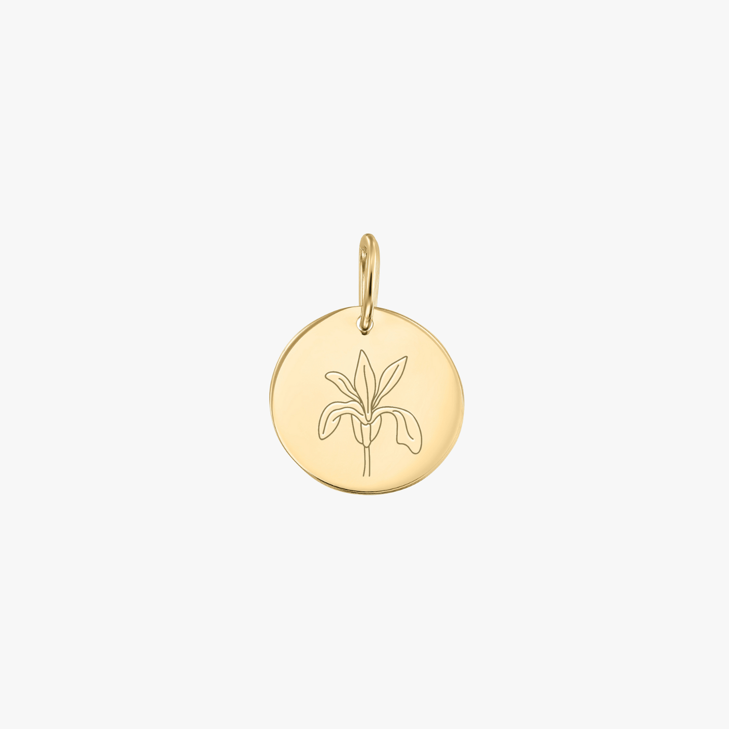 Přívěsek ze zlata Birth Flower - únorová iris - Indira