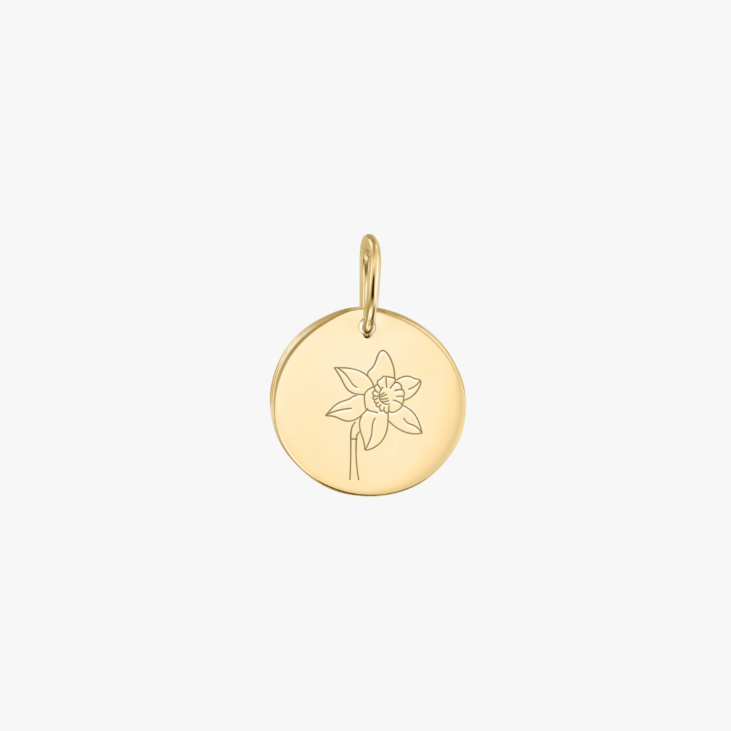 Zlatý přívěsek Birth Flower - March Daffodil - Indira