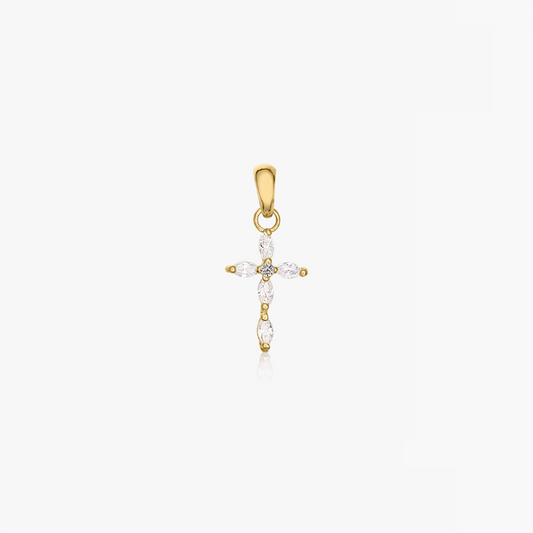 Zlatý přívěsek Croix - Indira