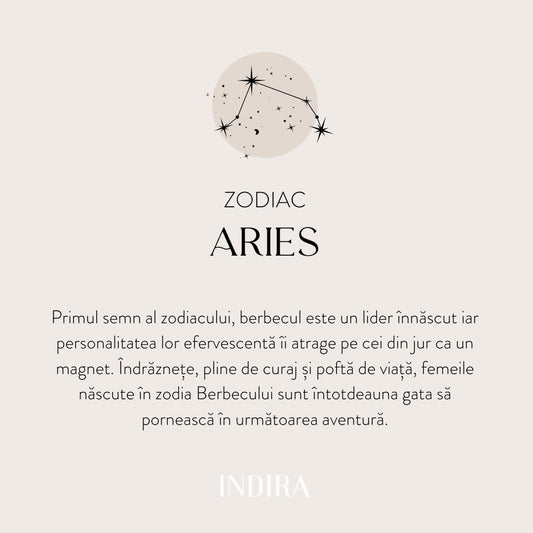 Stříbrný náhrdelník Silver Zodiac - Aries - Indira